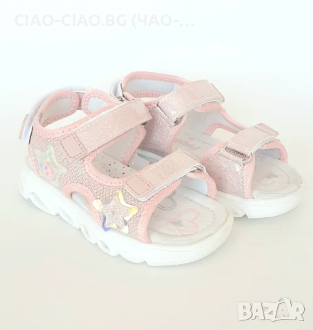 *СВЕТЕЩИ* Сандали за момиче №24-29, снимка 8 - Детски сандали и чехли - 50889938