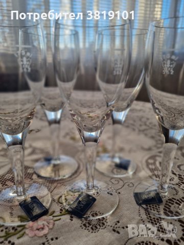 Чаши за вино кристални Микаса, снимка 3 - Сервизи - 42992251