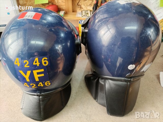 КАСКА ПОЛИЦЕЙСКА СЪС ЗАЩИТЕН ШЛЕМ , ВЕЛИКОБРИТАНИЯ , ПОЛЗВАНА, снимка 5 - Екипировка - 25275256