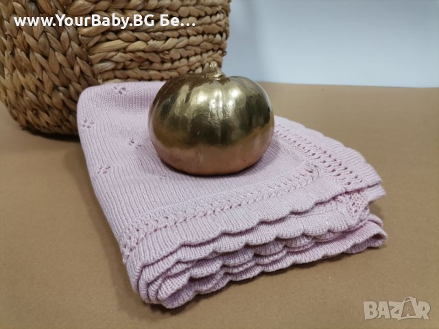 Бамбуково Одеяло за Дете или Бебе, стил Дантела - Цвят Розово, снимка 8 - Спални чували за бебета и деца - 38634350