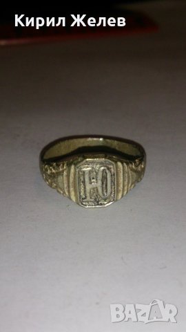 Старинен пръстен сачан над стогодишен с БУКВА Ю - Ръчна ИЗРАБОТКА 59721, снимка 5 - Антикварни и старинни предмети - 28875626