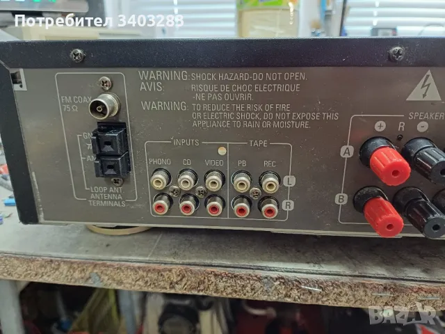 Ресивър Denon DRA 455, снимка 3 - Ресийвъри, усилватели, смесителни пултове - 49360134