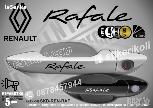 Renault Rafale стикери дръжки SKD-REN-REF