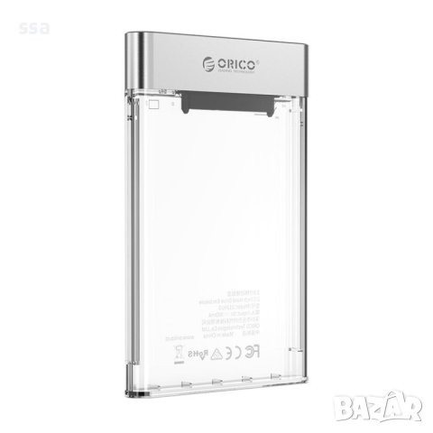 Orico външна кутия за диск Storage - Case - 2.5 inch USB3.0, UASP, black - 2129U3-CR, снимка 3 - Външни хард дискове - 43482211
