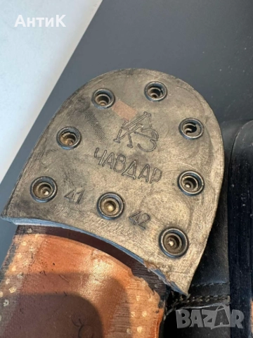 Соц Военни Обувки с Цинтове Цинтари, снимка 7 - Антикварни и старинни предмети - 52017523