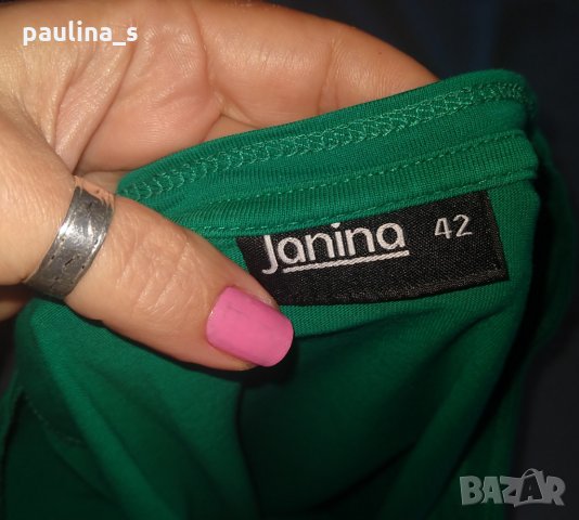 Памучна брандова блузка с атрактивен цвят "Janina" L/2XL, снимка 4 - Тениски - 28294116