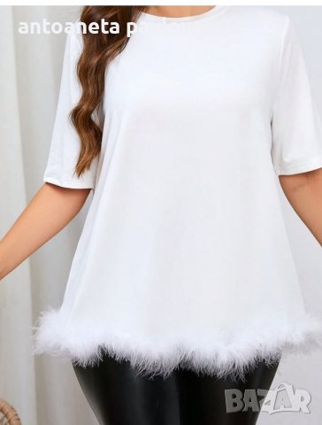 Туника с пухче, снимка 4 - Туники - 43511017