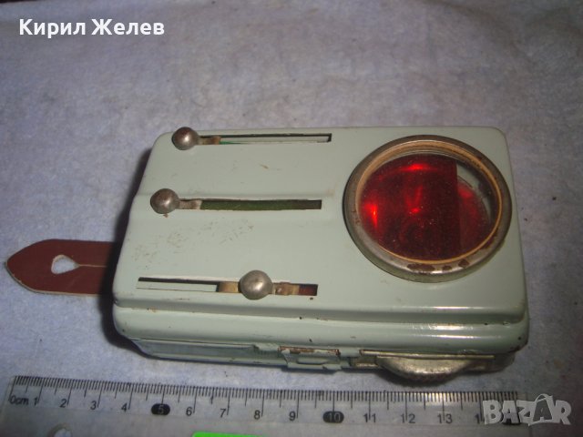 СВЕТЛИНА - СТАРО СИГНАЛНО МЕТАЛНО РЯДКО РЕТРО БДЖ ФЕНЕРЧЕ с 4 ЦВЯТА 16497, снимка 3 - Антикварни и старинни предмети - 38276986