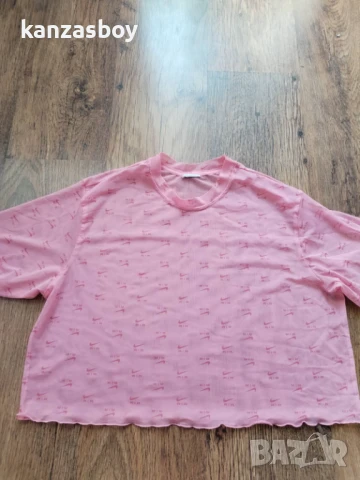 Nike - мрежеста дамска тениска Л, снимка 6 - Тениски - 51159141