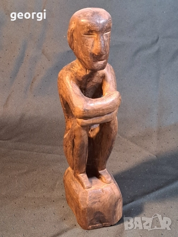 дървена статуетка дърворезба 27/2, снимка 4 - Статуетки - 51460831