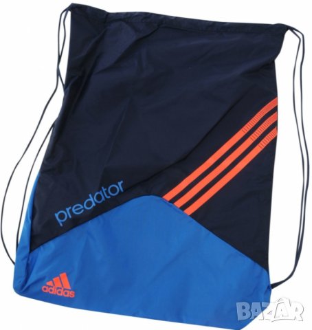 Нова спортна торба, тип мешка Adidas Predator Gymsack​, оригинал, снимка 1 - Фен артикули - 43485414