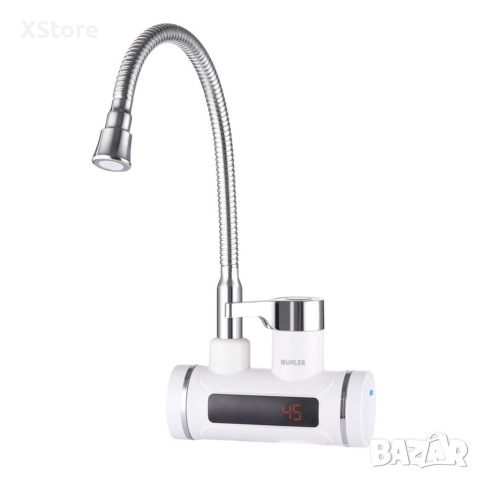 Водонагревател , LED, гъвкав струйник, за стена или плот, снимка 2 - Смесители - 52588567