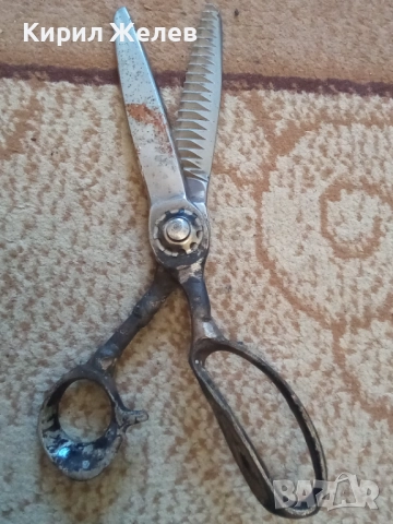 Стара шивашка ножица 49392, снимка 4 - Антикварни и старинни предмети - 52127127