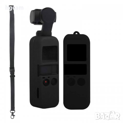 Калъф за DJI Osmo Pocket, Силикон, Червен, Черен, снимка 2 - Чанти, стативи, аксесоари - 28003252