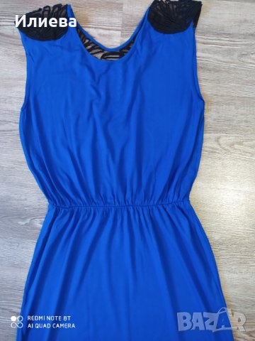 Синя рокля, снимка 8 - Рокли - 32505301