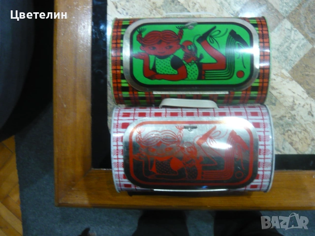 Стари, детски метални чантички Пипи - за колекция