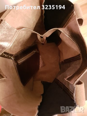 Кожена чанта, снимка 3 - Чанти - 35238354