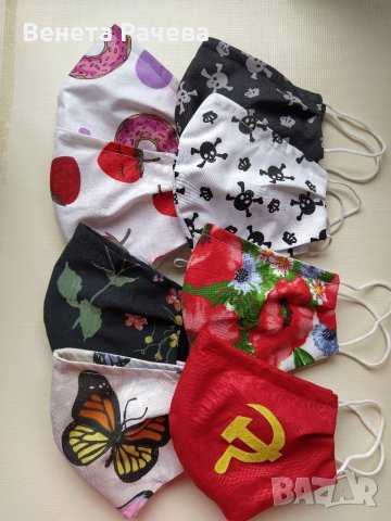 Текстилни маски+ПОДАРЪК, снимка 2 - Други услуги - 28360352