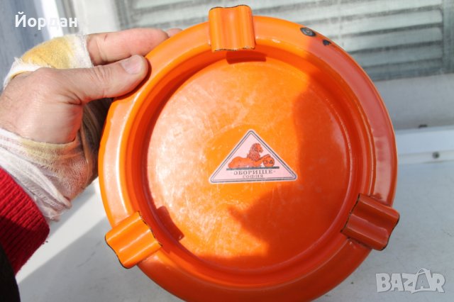 Български емайлиран пепелник, снимка 3 - Колекции - 39518858