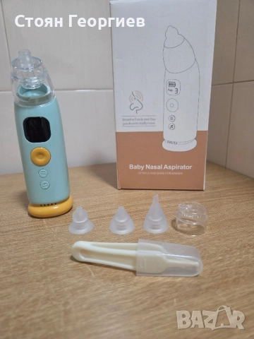 Чисто нов безжичен Аспиратор за нос с мелодия за бебета, снимка 2 - Друга електроника - 52240862