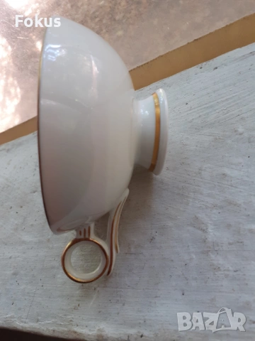 Чаша колекционерски порцелан Schau Bach Kunst, снимка 3 - Антикварни и старинни предмети - 53456058