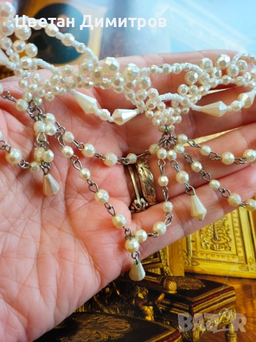 Стилно готик колие/чокър  Ръчна изработка , снимка 6 - Колиета, медальони, синджири - 53269869