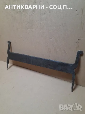 Соц Старо Ръчно Ковано Градинско Стъргало., снимка 4 - Антикварни и старинни предмети - 48851988