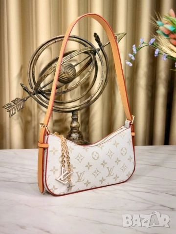 чанти Lv LOUIS VUITTON Pochette LV Bloom ↔️ 24 cm ↕️ 10 cm , снимка 5 - Чанти - 51782363