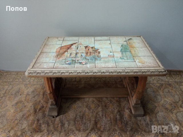 Старинна холна маса, снимка 5 - Маси - 37287994