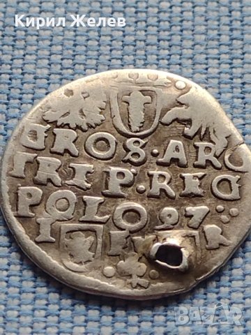 Сребърна монета 3 гроша 1597г. Сигизмунд трети Респосполита Полша 26930, снимка 9 - Нумизматика и бонистика - 42944552