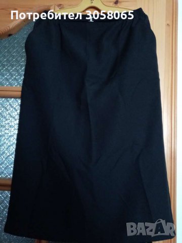 черна пола с акцент коланче М L