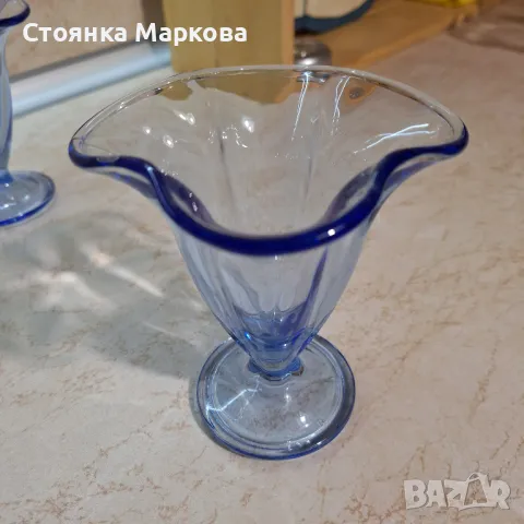 Нови чаши за мелба сини -6 бр