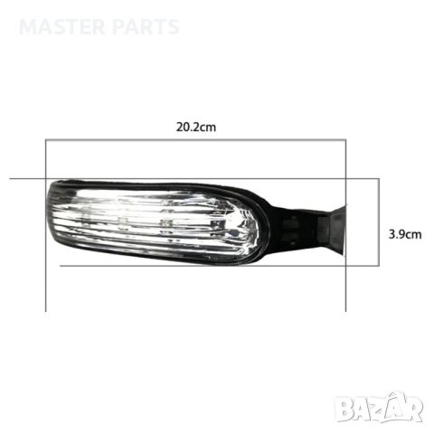 Чисто нов ! Мигач за огледало Mercedes ML W163 (2002-2005)  Устойчив !, снимка 3 - Части - 51608705