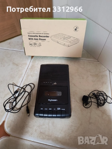 Чисто нов преносим касетофон RYBOZEN НЕ ТРЪГВА 