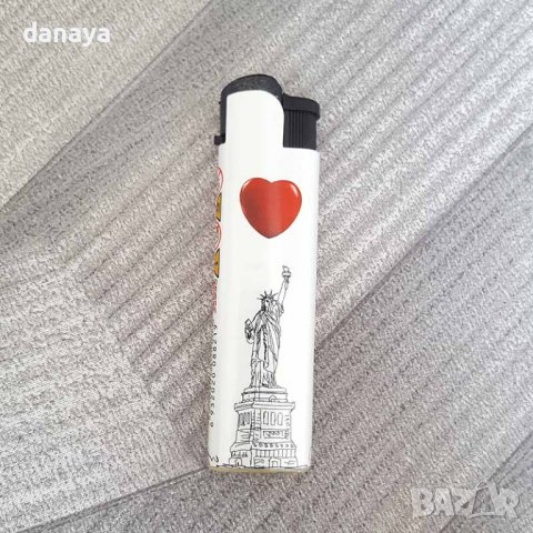 2993 Ветроустойчива запалка с декорация сърце стил Париж, снимка 5 - Други стоки за дома - 37699356