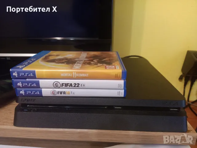 PLAYSTATION 4 SLIM 1TB, снимка 4 - PlayStation конзоли - 47980899