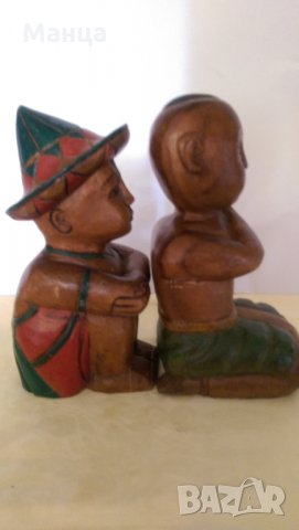 Стари дървени фигури, снимка 2 - Антикварни и старинни предмети - 26289860