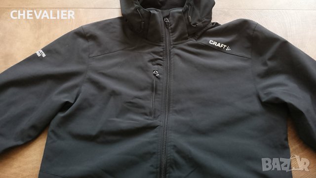 CRAFT Softshell Jacket Размер L мъжко ски сноуборд работно 35-47, снимка 4 - Суичъри - 36757924