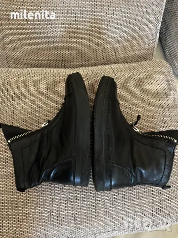 Красиви боти Bianki 37номер, изцяло от ест. кожа, снимка 5 - Дамски боти - 49401833