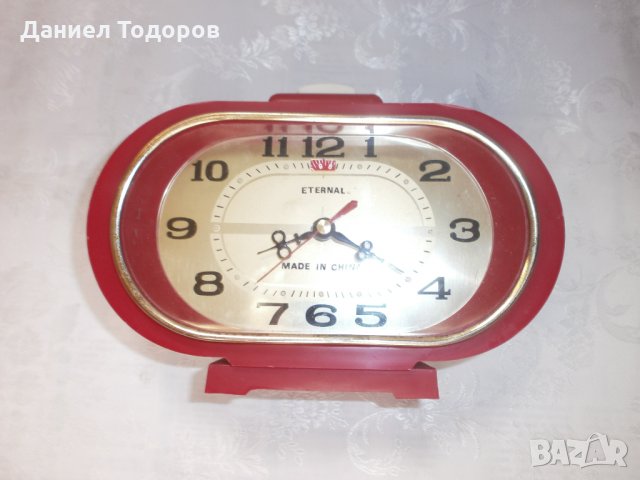 Стар Китайски Механичен Будилник  - Работи и Звъни, снимка 8 - Колекции - 35016376