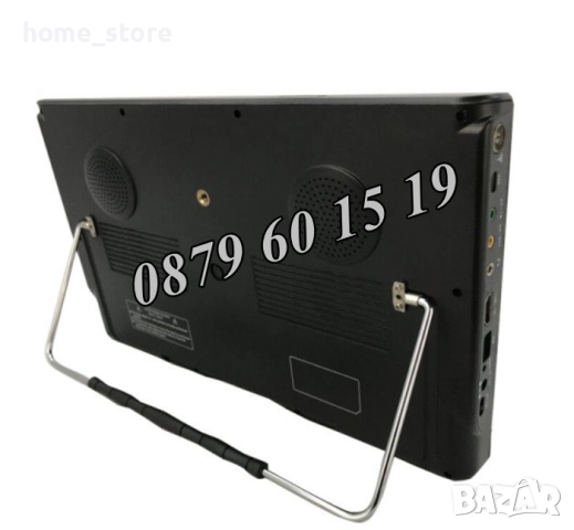 Преносим телевизор 12 инча, портативен цифров телевизор 12 инча 12v / 220v, снимка 4 - Телевизори - 52545558