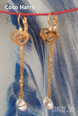 Уникални обеци медицинска стомана, снимка 2 - Обеци - 52811111