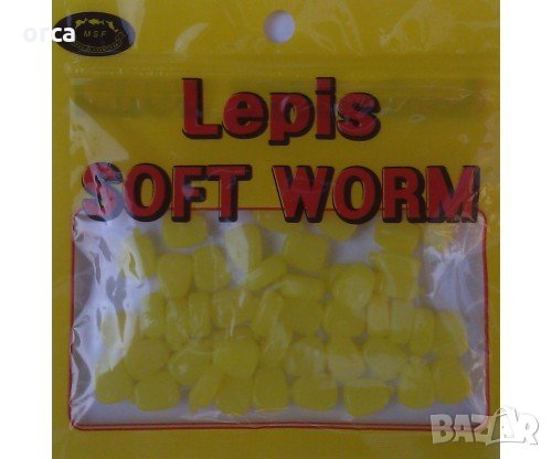 Силиконова царевица за риболов - натурална, снимка 2 - Стръв и захранки - 35522080