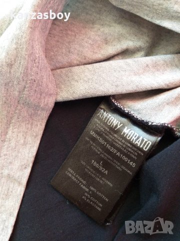 antony morato - страхотна мъжка тениска КАТО НОВА, снимка 8 - Тениски - 33366888