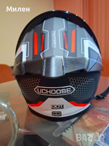НОВА Мото каска L, снимка 9 - Аксесоари и консумативи - 51483664