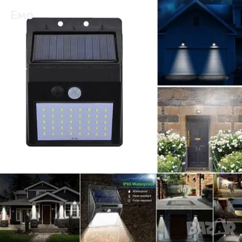 Градинска соларна лампа с 2,5-метров кабел H LED16, снимка 5 - Соларни лампи - 47729974