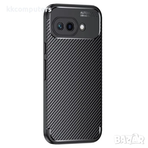 Google Pixel 9a Удароустойчив Carbon Fiber Калъф и Протектор, снимка 2 - Калъфи, кейсове - 51122503