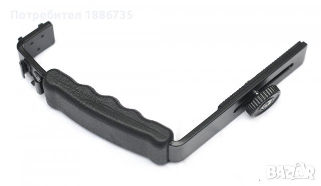 L-образен страничен държач за светкавица..осветление или микрофон, снимка 2 - Чанти, стативи, аксесоари - 39137058