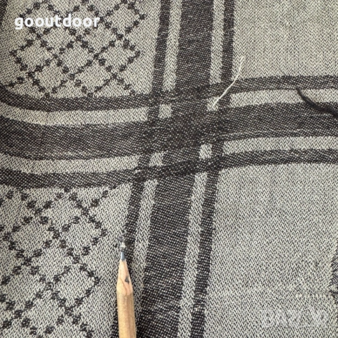 Gucci Fox Fur Wool Silk Scarf stole poncho GG monogram 124x130, снимка 7 - Шалове - 53332890