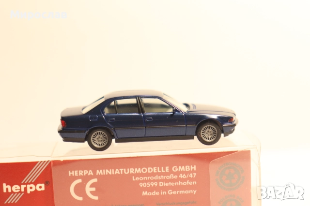 HERPA H0 1/87 BMW 7 МОДЕЛ КОЛИЧКА ИГРАЧКА, снимка 5 - Колекции - 51476812